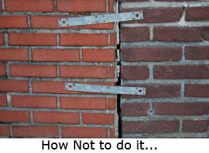 How to brick up a door