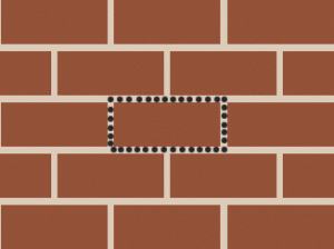 removing a single brick