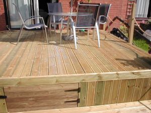 how to install decking