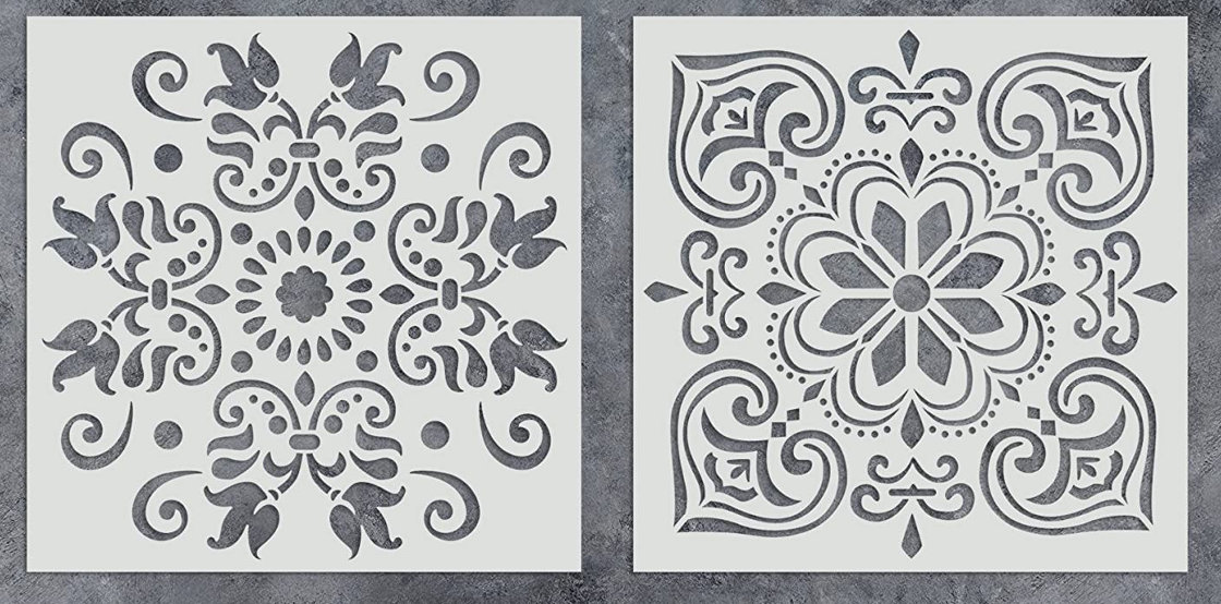 paint stencils for tiles