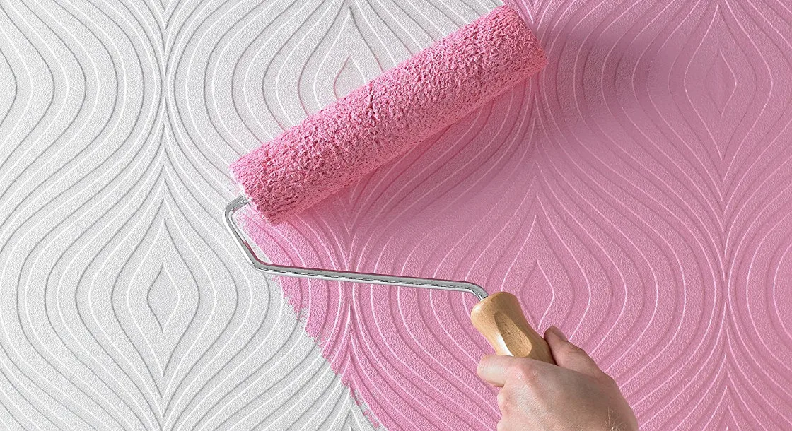 DIY: Get the look of wallpaper with patterned paint rollers